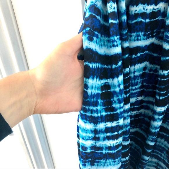 💙Calvin Klein Blue Fit and Flare Dress💙 - Picture 4 of 10